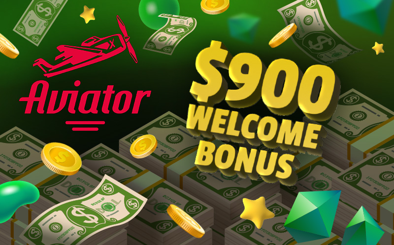 aviator casino game welcome bonus